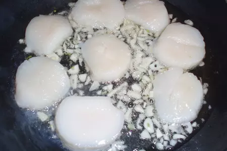 Морской гребешок жареный: шаг 4