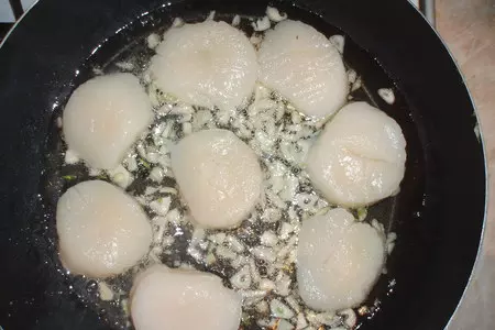 Морской гребешок жареный: шаг 5