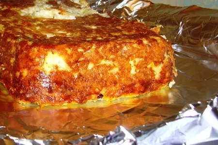 Запеканка  с тыквой и сыром: шаг 4