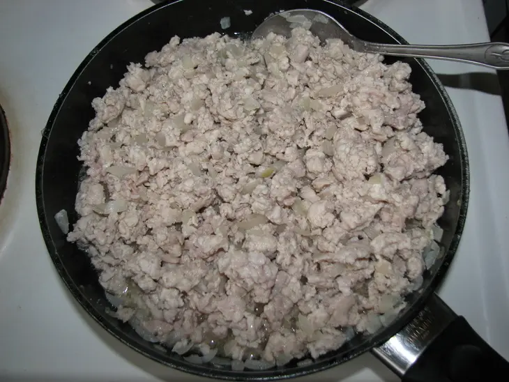 Курица фаршированная рисом и овощами "наслаждение": шаг 3