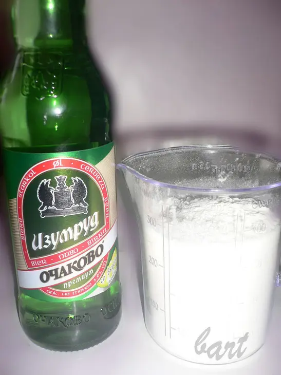 Пицца на «изумрудном» пиве: шаг 1