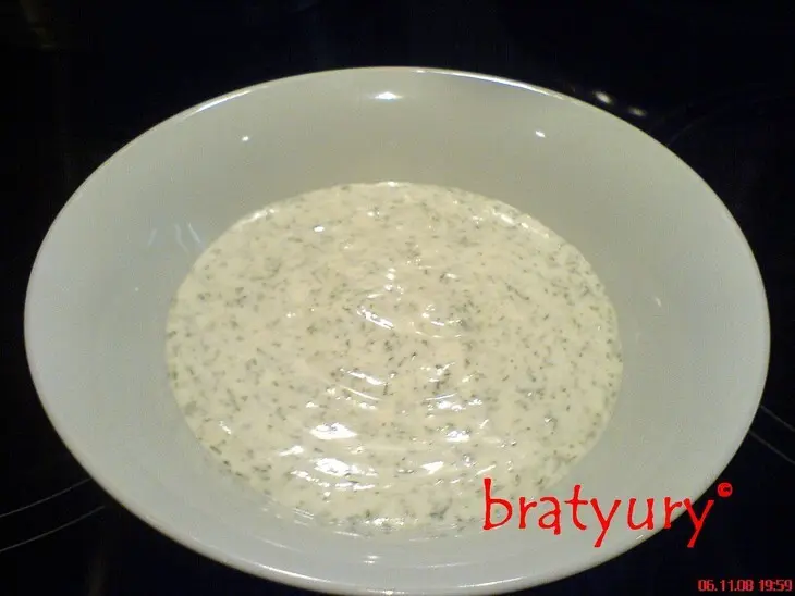 Ranch dip. дип "ранч" к свежим овощам: шаг 3