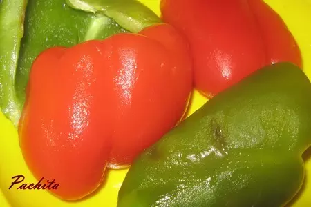 Закуска из куриных сердечек и перцев в медовом маринаде: шаг 4