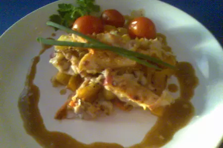 Жареная тыква с овощами: шаг 6