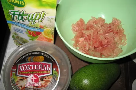 Салат свежий морской: шаг 2