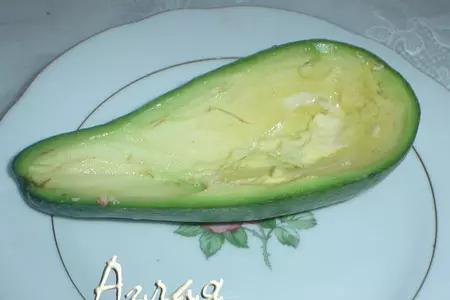 Авокадо с креветками: шаг 2