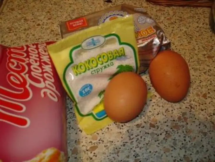 Булочки с кокосовой стружкой: шаг 1