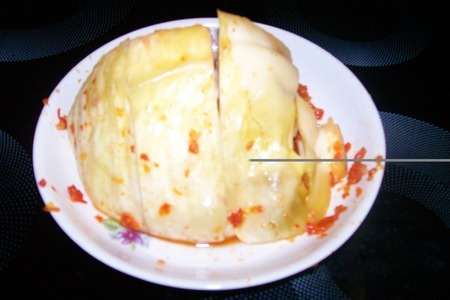 Кимчхи из белокочанной капусты: фото шаг 8