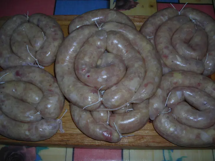 Куриные колбаски с сыром: шаг 6