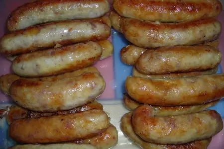Куриные колбаски с сыром: шаг 8