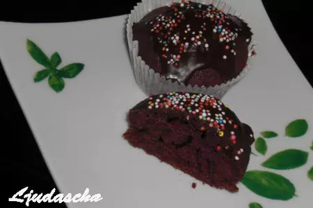 Шоколадные специальные маффины: шаг 4