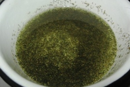 Салат из зеленой редьки: шаг 3
