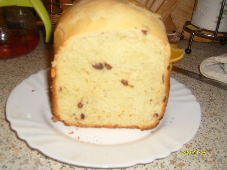 Сдобный пирог с изюмом(для хлебопечки): шаг 2