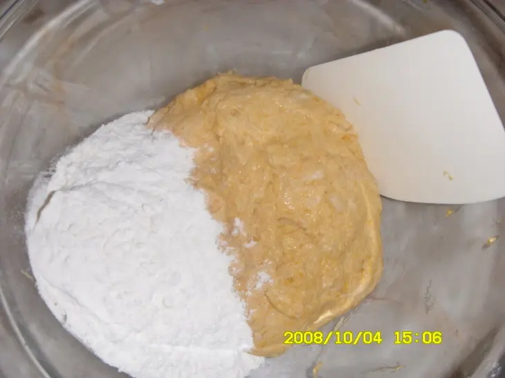 Тыквенный хлеб с зеленым луком: шаг 4