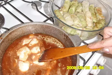 Голубцы с куриным фаршем: шаг 6