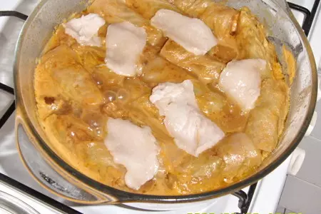 Голубцы с куриным фаршем: шаг 7