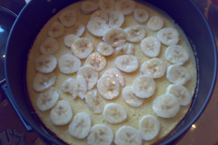 Клубнично-банановый йогуртовый тортик: шаг 1