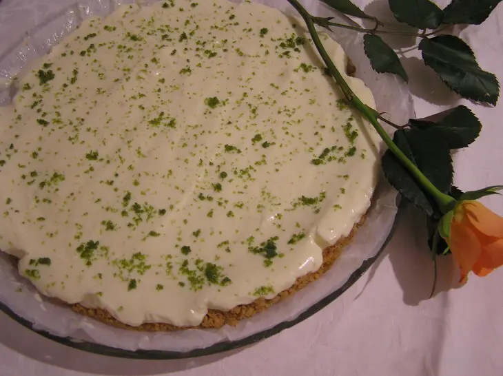 Key lime pie с белым шоколадом ( посвящается всем папам): шаг 6