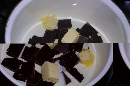 Шоколадный торт с кофейными куличиками из мороженного: шаг 4