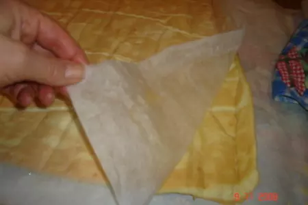 Рулет с шоколадным кремом: шаг 5