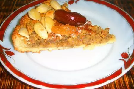 Пирог с грецкими орехами и сгушенным молоком: шаг 3