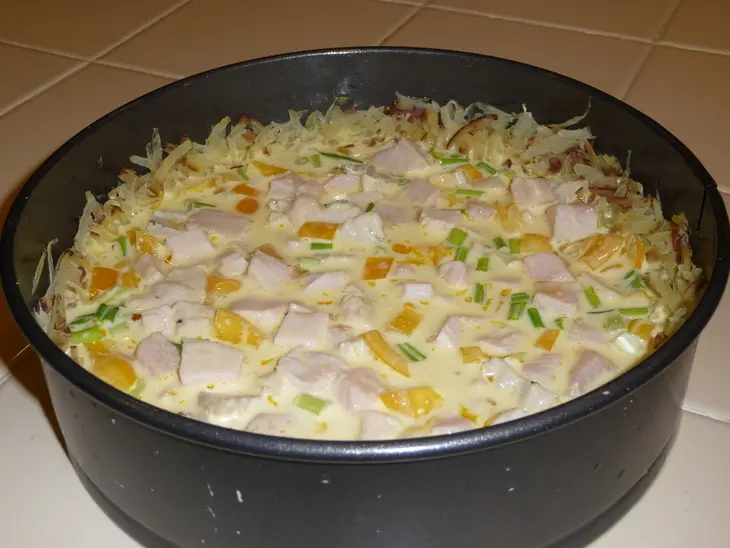 Запеканка с картошкой ветчиной и сыром: шаг 5