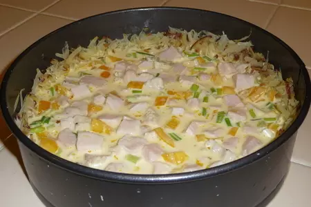 Запеканка с картошкой ветчиной и сыром: шаг 5