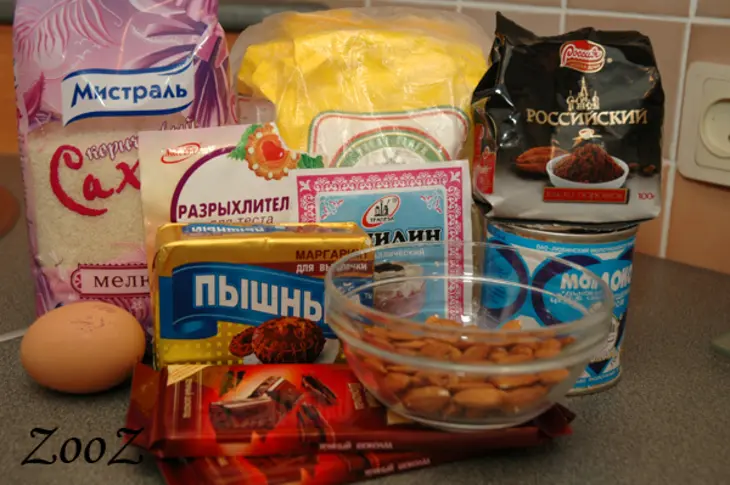 Двойные шоколадные брауни: шаг 1