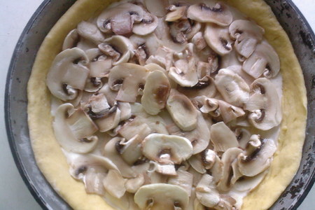 Пирог с грибами и картофелем(вариант): шаг 3