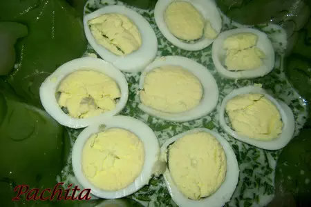 Двухцветное заливное"медуза" с ветчиной: шаг 6