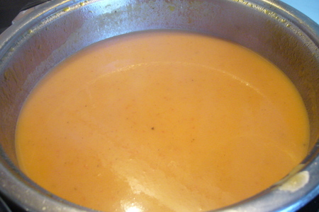 Томатный суп-пюре с креветками и авокадо: шаг 6
