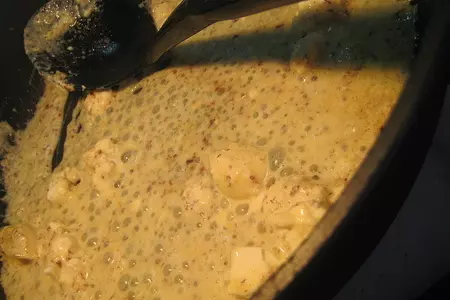 Тёплый салат с фарфалле, брынзой и авокадо.: шаг 2