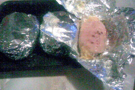 Бутербродики из окорочков (куриные кармашки -2): шаг 6