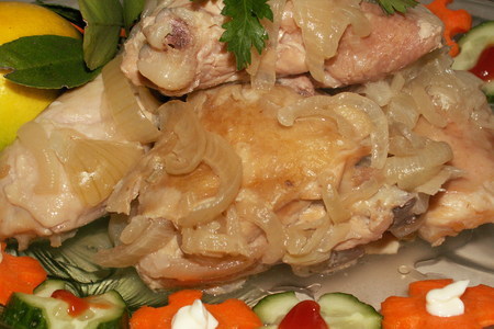 Курица в луковом соусе: шаг 3