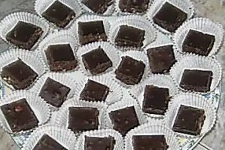 Трюфельные кубики с миндалём и "амаретто": шаг 2
