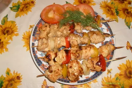 Просто - шашлык из куриного филе.: шаг 3