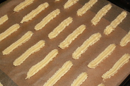 Песочное печенье "спички": шаг 1