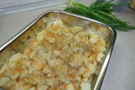 Картофель запеченый с помидорами и имбирем: шаг 2