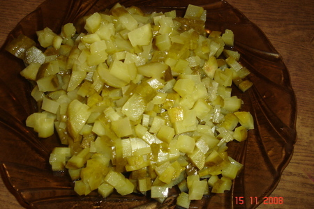Салат "ананас": шаг 2