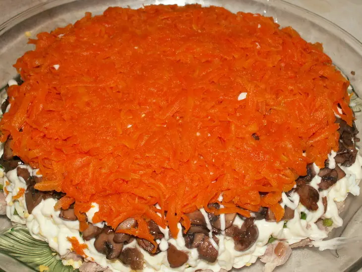 Салат "сказка": шаг 6