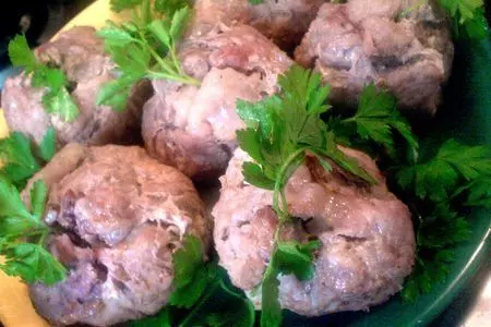 Мясные торбынки(мешочки)  по селянски: шаг 8