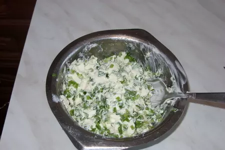 Закуска из брынзы и форели: шаг 2