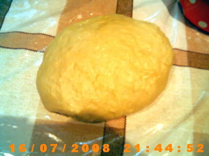 Мясной пирог "ромашка": шаг 4