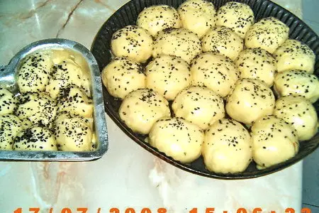 Мясной пирог "ромашка": шаг 8