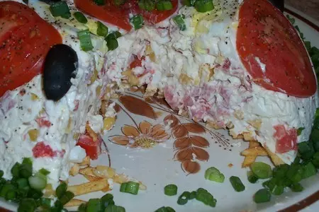 Закуска"божья коровка": шаг 5