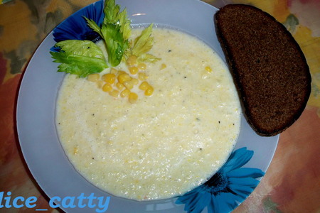 Суп-пюре из кукурузы с плавленым сырком: шаг 8