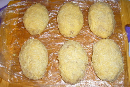 Куриные зразы в сырно-картофельной панировке: шаг 7