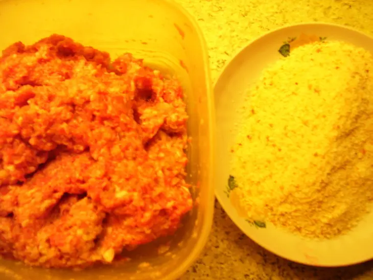 Гречаники мясные    в творожно-чесночном соусе: шаг 3