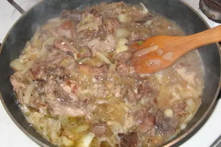 Мясо с овощами в рукаве: шаг 1