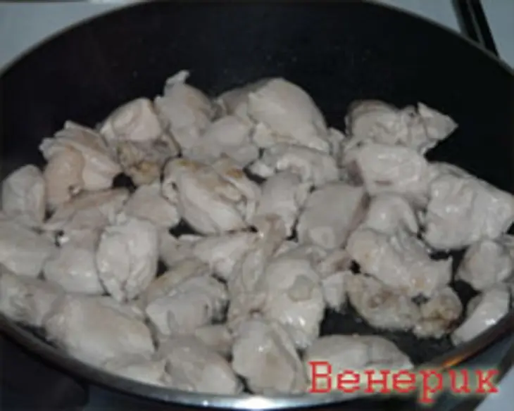 Лапша "нудлес"  с овощами и куриным мясом.: шаг 4